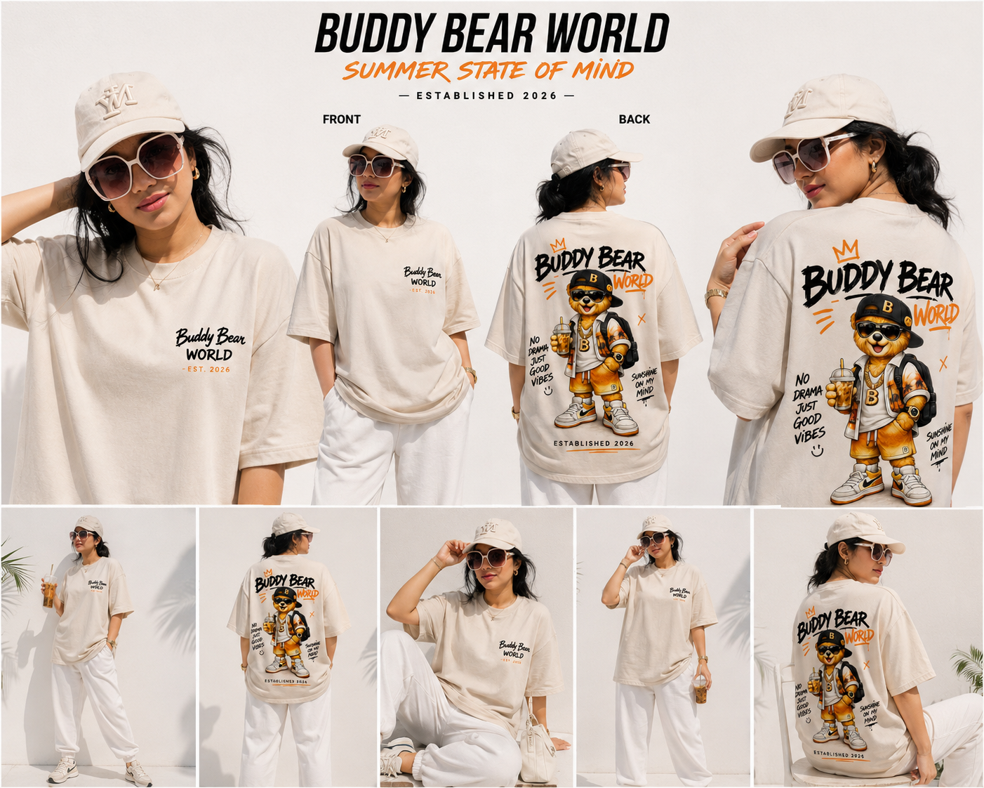Good Vibes Oversized Tees