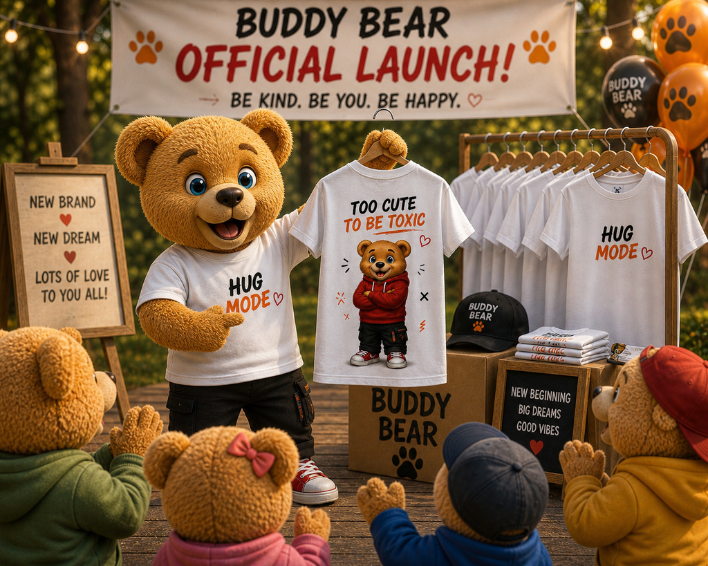 Buddy Bear "Too Cute To be Toxic" T Shirt
