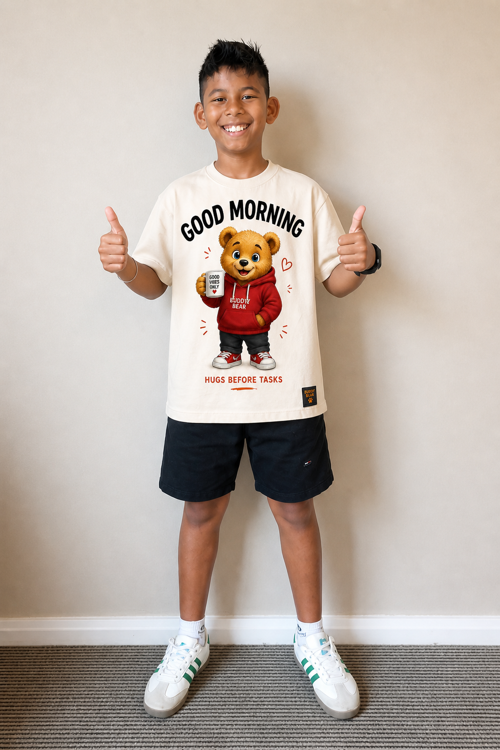 KIDS Good Morning T-Shirt by Buddy Bear