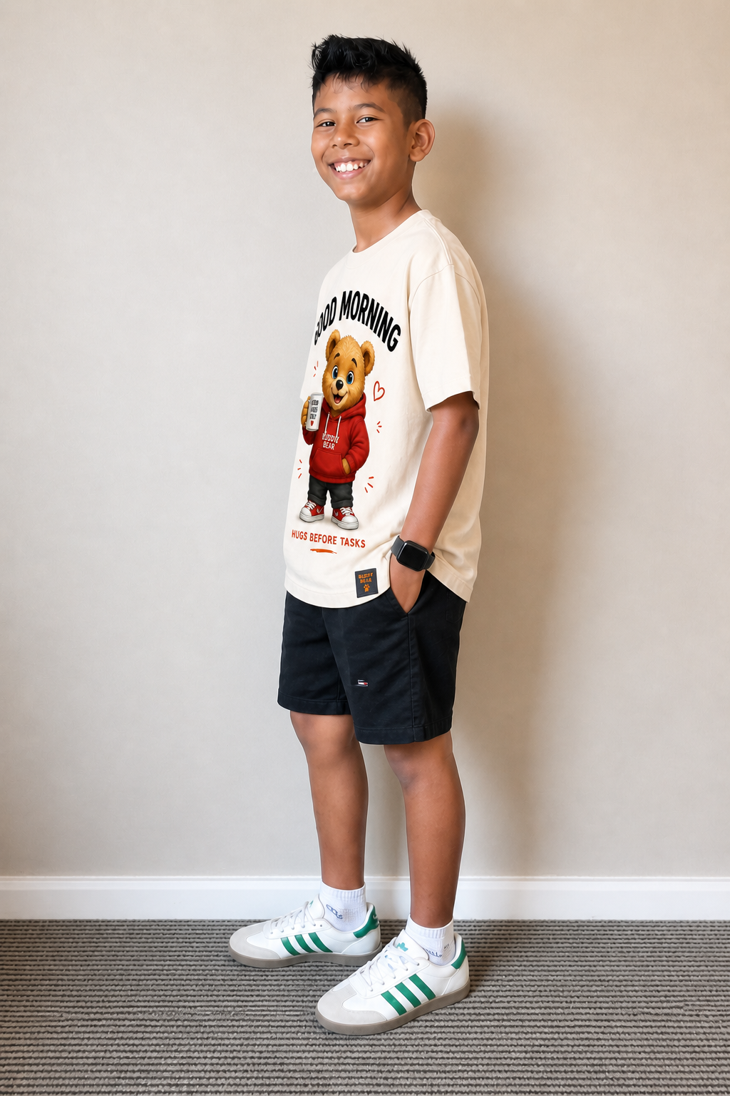 KIDS Good Morning T-Shirt by Buddy Bear