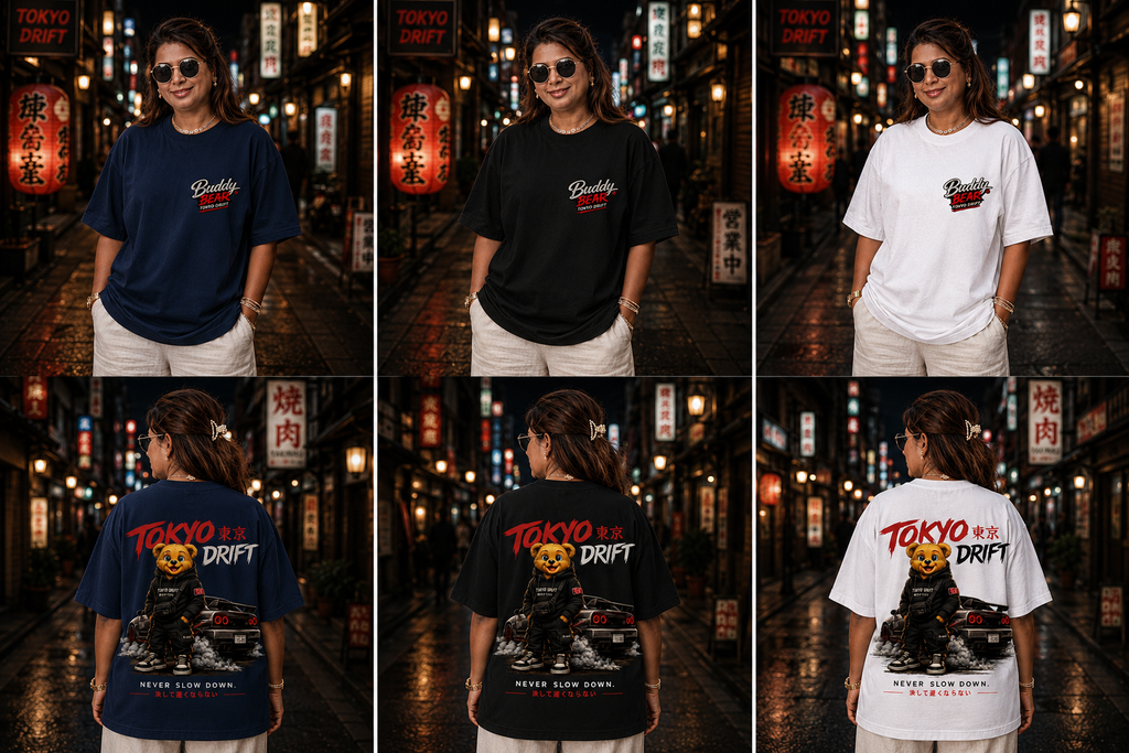 Tokyo Drift Oversized T-Shirt