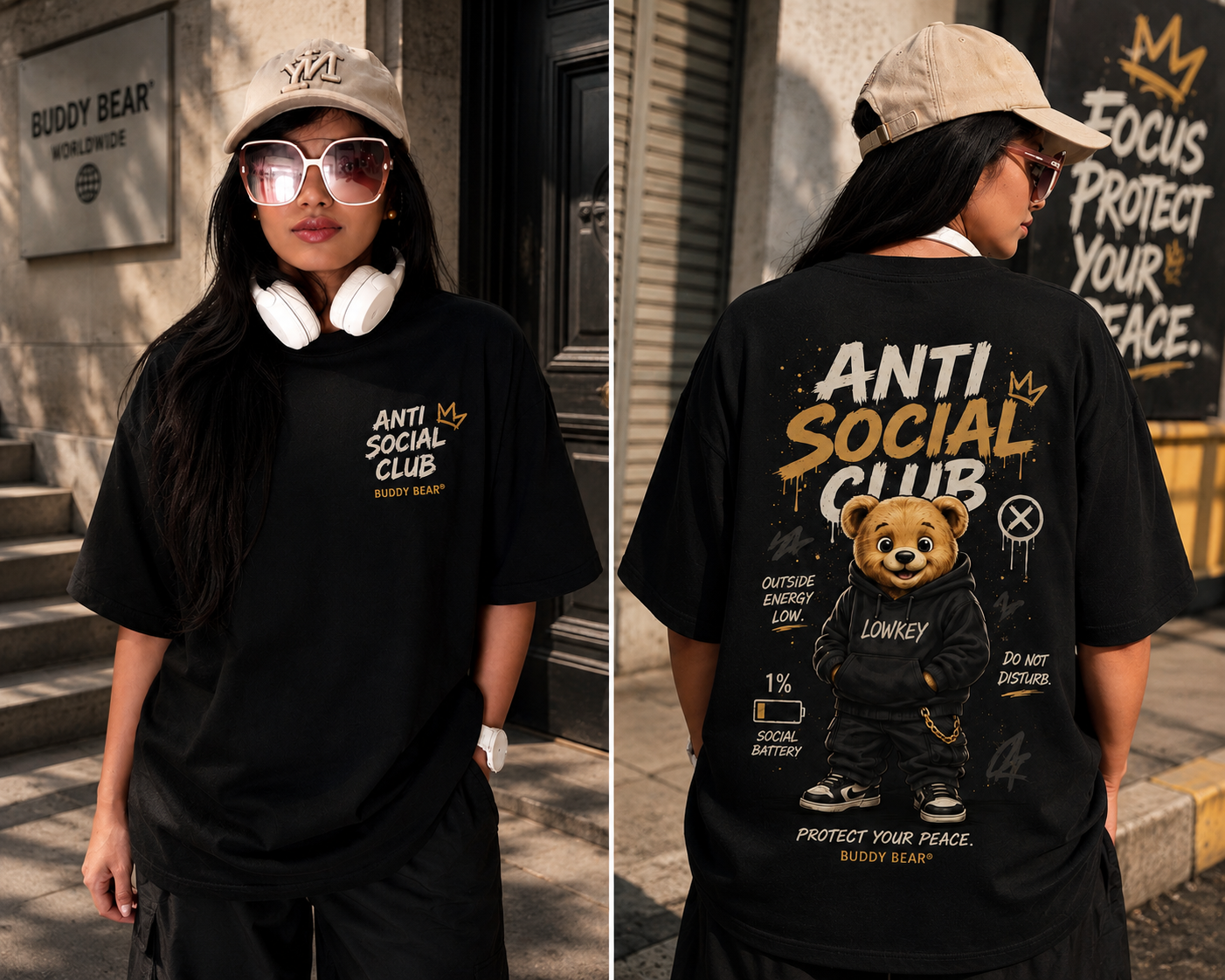 Anti Social Club Oversized T-Shirt