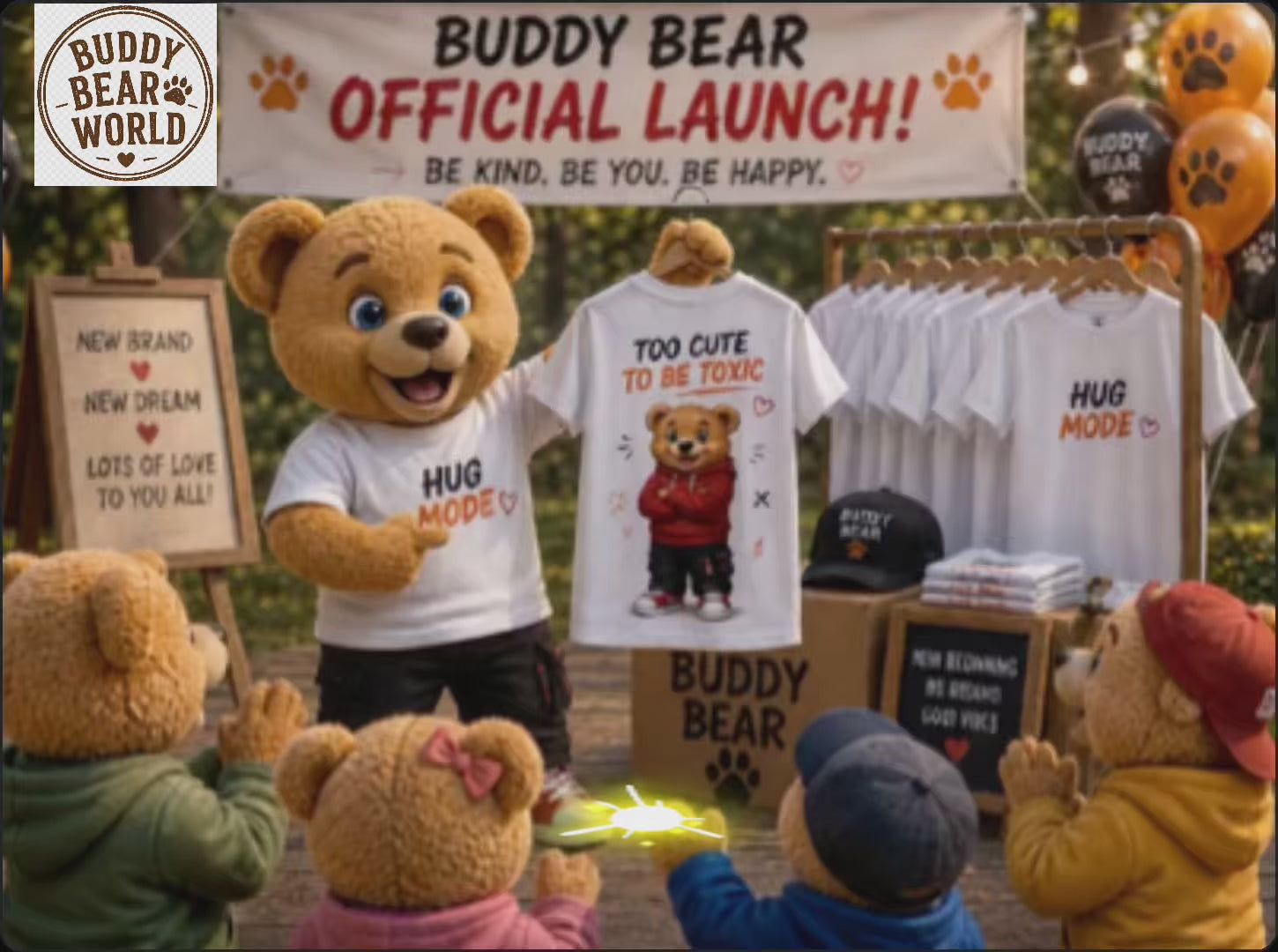 Buddy Bear "Too Cute To be Toxic" T Shirt